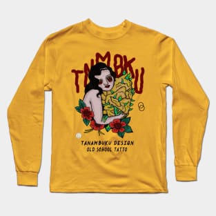 Design mrchndise tatto old school charakter tanambuku Long Sleeve T-Shirt